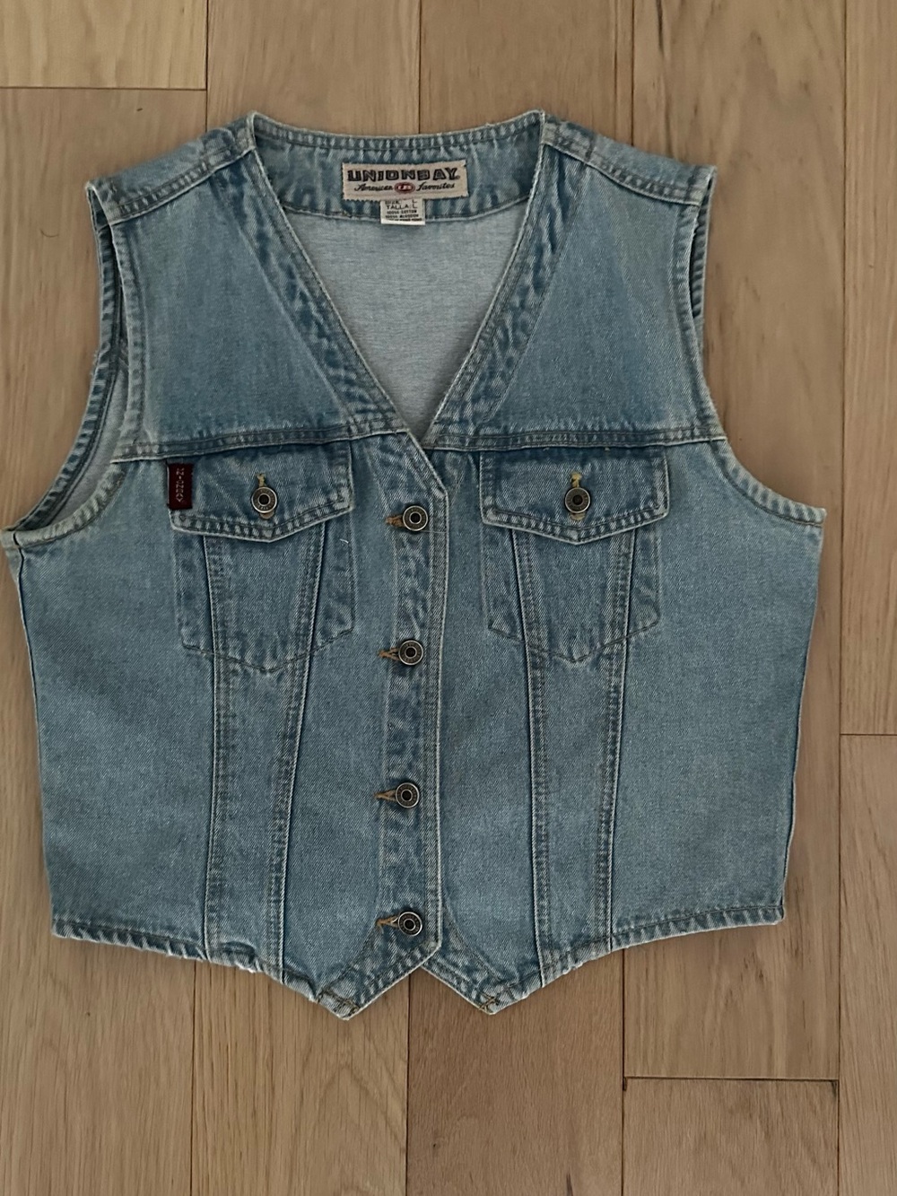 Sold 😍 Vintage Unionbay Jean denim vest - Picture 8 of 15